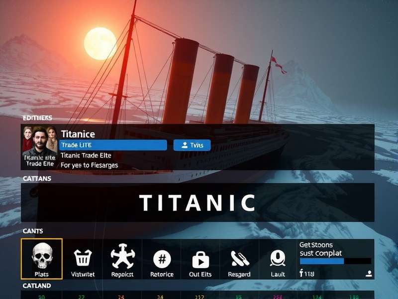 Titanic Trade Elite gameplay interface